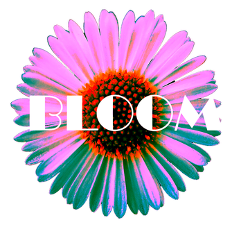 "bloom" flower graphic